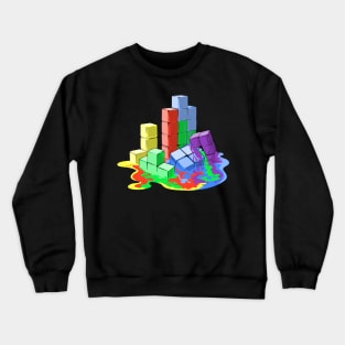 Melting Blocks Crewneck Sweatshirt